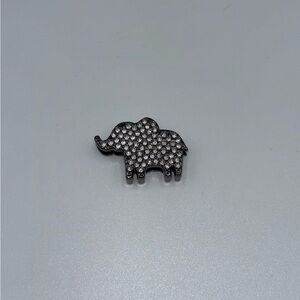 Lug elephant charm sparkle rhinestone